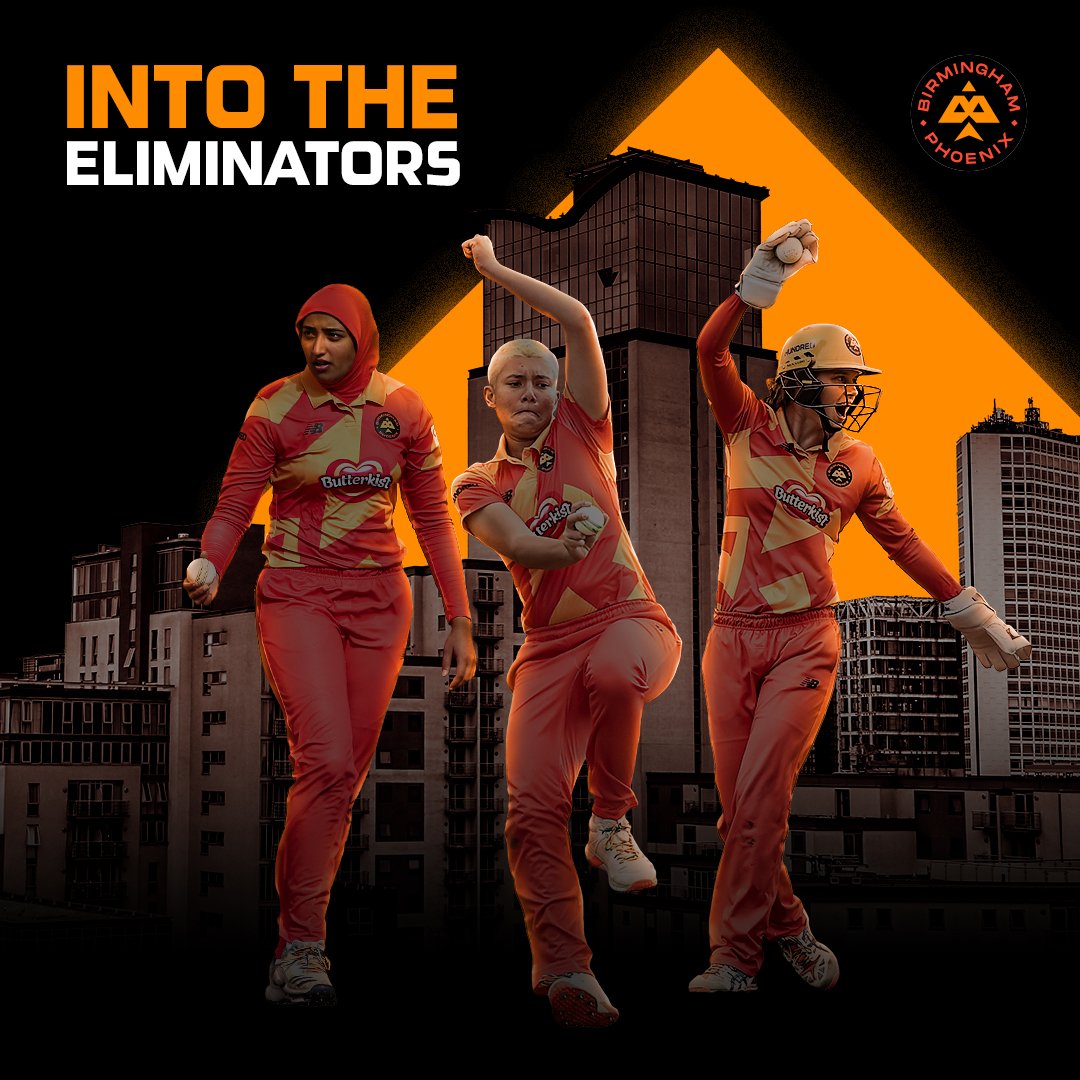 👏 Birmingham Phoenix are into the women's eliminator! 

❇️ Invincibles vs Phoenix
❇️ The Kia Oval, London
❇️ Friday 20th August
❇️ 15:00

#TheHundred