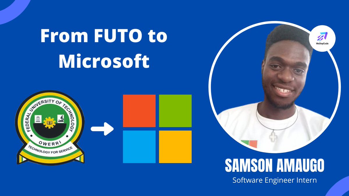 wedeycode's tweet image. Software Engineering Internships at Microsoft are possible to get. Our next guest will tell us how he did it!
Get notified at wedeycode.com
#wedeycode #tech #softwaredevelopment #internships