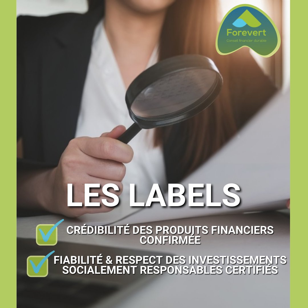 Donner de la crédibilité aux produits financiers.
Ils permettent de certifier la fiabilité &amp; respect des investissements &amp; produits financiers...
Lire notre article : bit.ly/3BUDfop
.
#isr #esg #finance #label #investing #climatechange #financeresponsable
