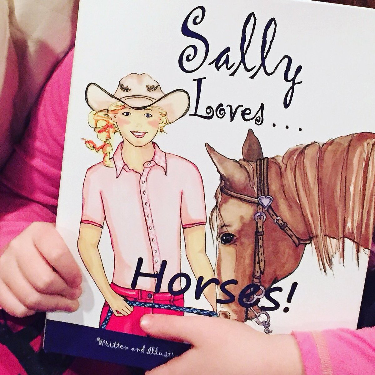 SallyLoves_'s tweet photo. As wonderful summer days turn into back to school—keep reading fun! Sally Loves to Horses encourages reading with a little giddyup and lots of smiles! 

Buy now: https://t.co/xPYQQxjZfr or Amazon https://t.co/6zqbwcoahi