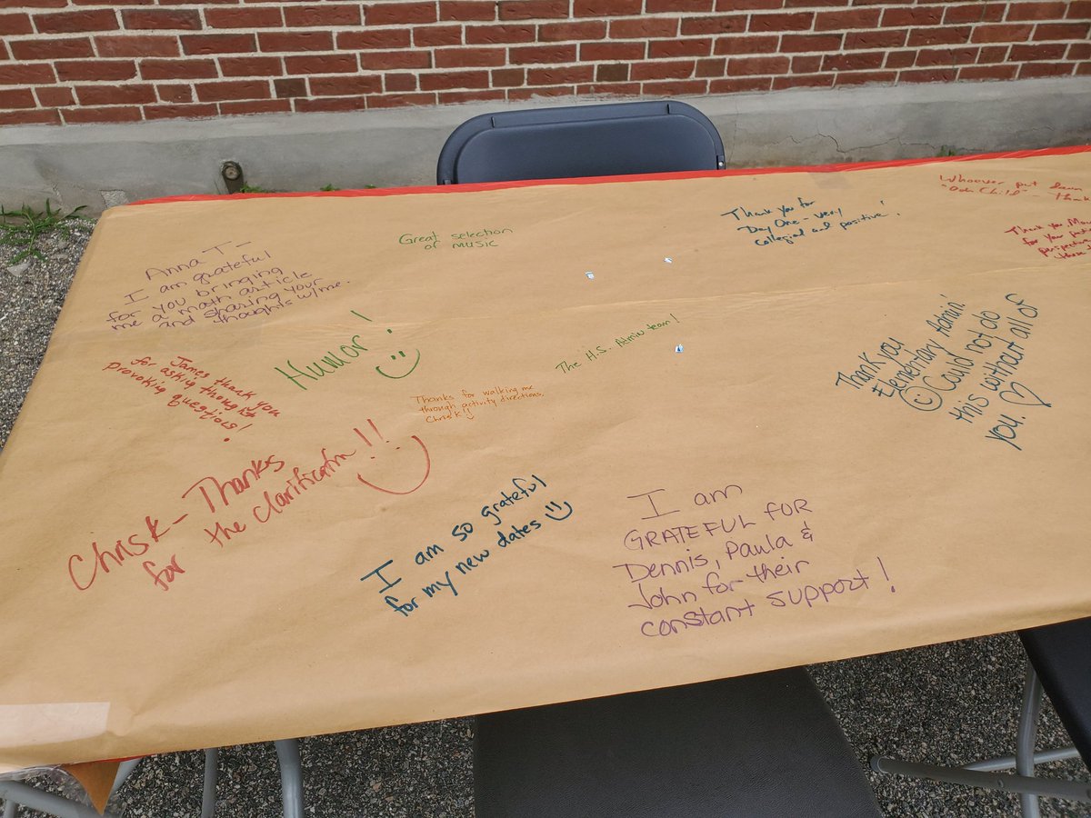 Gratitude Graffiti Wall from leadership