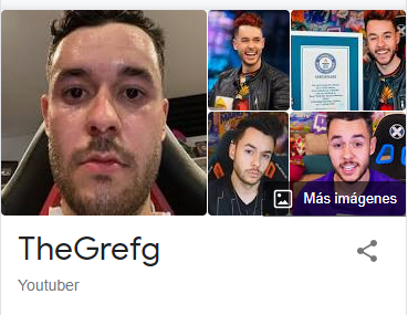 TheGrefg's tweet photo. Hay que ser hijo puta para poner esta foto de principal cuando buscas "TheGrefg" en Google xdd https://t.co/npdzSzzOZZ