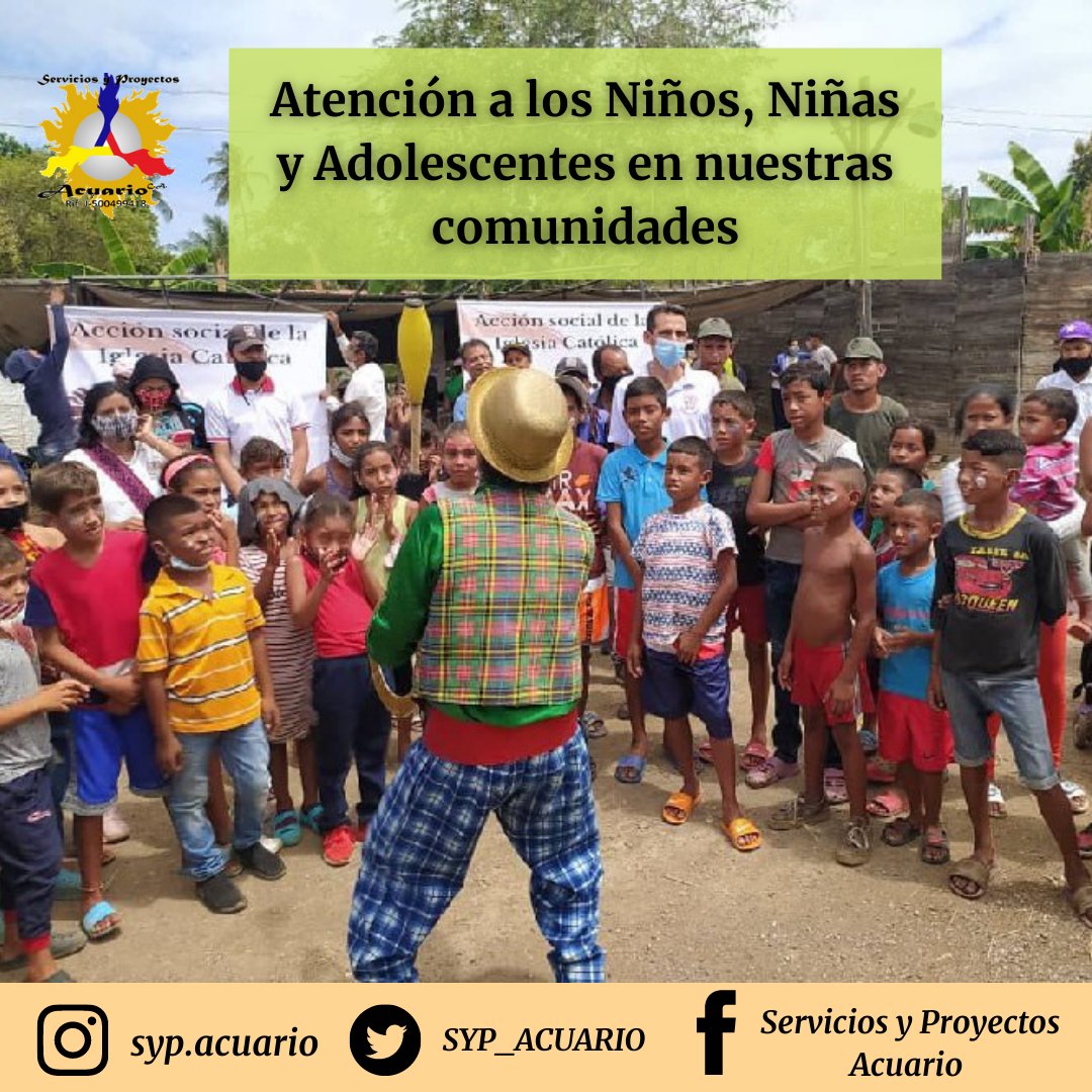 SYP_ACUARIO's tweet photo. 💧 En Servicios y Proyectos Acuario, priorizamos el sano desarrollo de los Niños, Niñas y Adolescentes. Ellos, comprenden un factor crucial para el futuro bienestar de cualquier sociedad, ya que se encuentra en proceso de desarrollo.
#NNA #Prioridad #Protección https://t.co/B2q67fTUyX