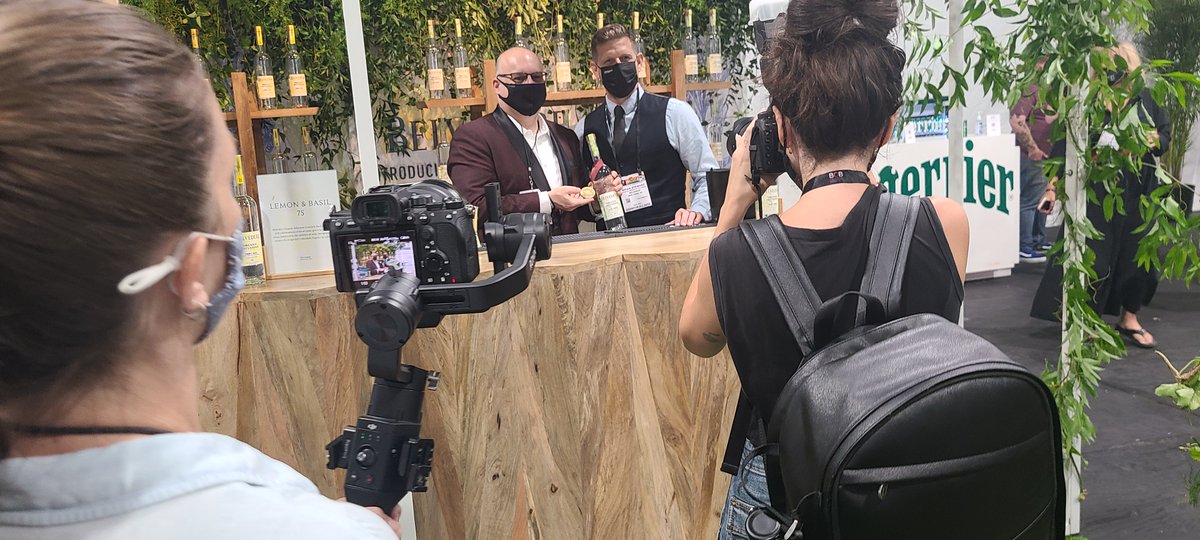 Our film and photography team got some sweet BTS of <a href="/bcbrooklyn/">Bar Convent Brooklyn</a>’s 2021 Trade Show, including our clients at @intlbevcomp presenting awards to the winners of the NY International Spirits Competition. #barconventbrooklyn #beer #wine #spirits