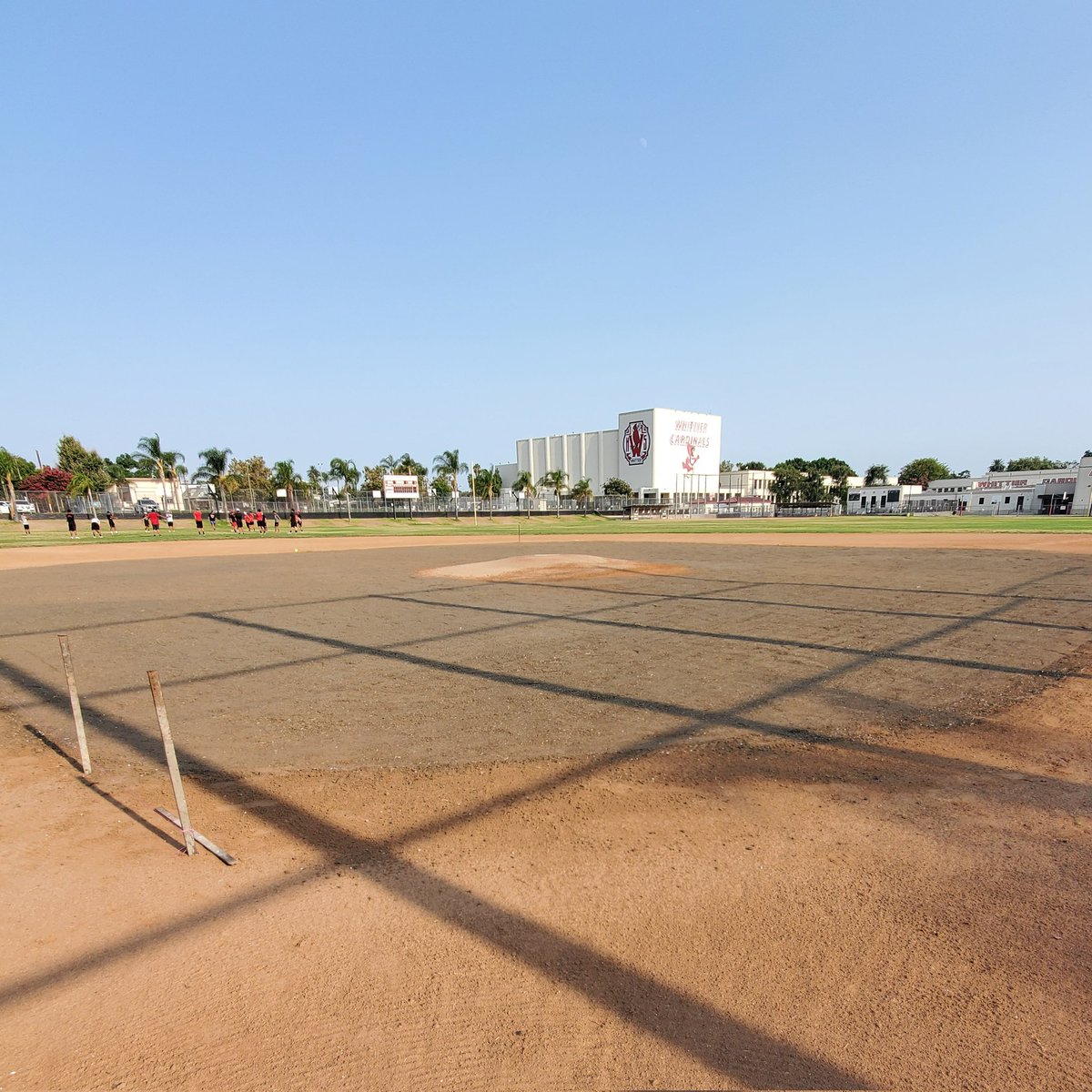 WhittierBsbl's tweet photo. New infield coming along!
#WhittierCardinalBaseball
#UpGradeSeason
#UptownBoys https://t.co/vT6meVsfZr