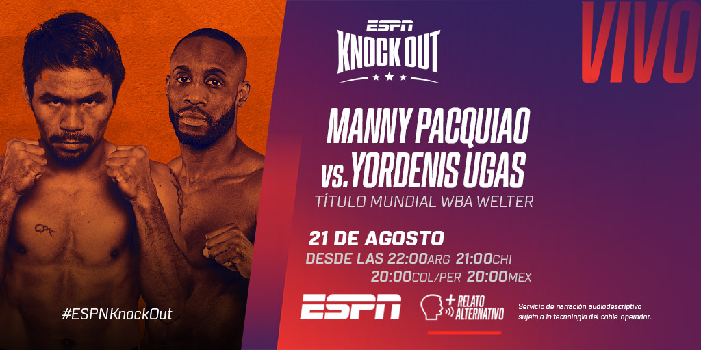 Manny Pacquiao vs Yordenis Ugás