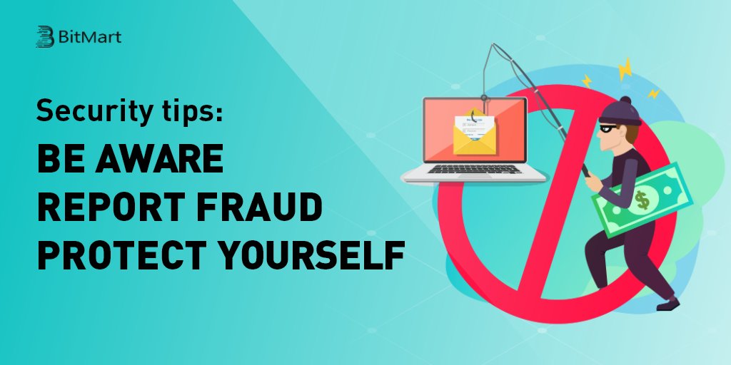 BitMartExchange's tweet photo. ⚠️ Dear BitMart Users, we noticed that some scammers pretend to be us across social media. 

🔔 Please stay vigilant for fraudulent activities &amp; phishing websites!

👉 Check out common counterfeiting types and authentication methods in our official guide: https://t.co/AHevPYOwbD https://t.co/JcmmlapBC1