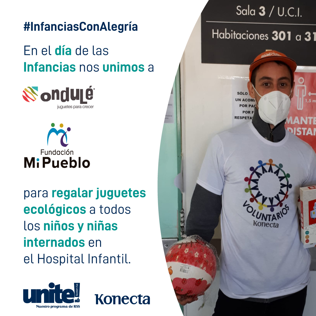 Konectargentina's tweet photo. No podríamos haber hecho nada mejor en este #DíaDeLasInfancias
Nuestros #VoluntariosKonecta estuvieron representando a cada uno de las 8100 personas que hacemos #KonectaAR en el Hospital de Niños de Córdoba.
#InfanciasConAlegría #DíaDeLasInfancias #SéParteDelCambioQueDeseasVer https://t.co/LjmhWj60Tt