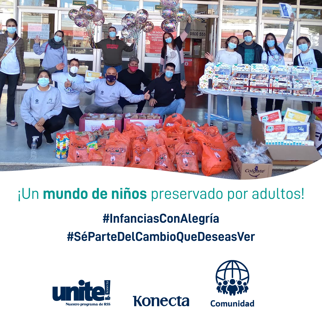 Konectargentina's tweet photo. No podríamos haber hecho nada mejor en este #DíaDeLasInfancias
Nuestros #VoluntariosKonecta estuvieron representando a cada uno de las 8100 personas que hacemos #KonectaAR en el Hospital de Niños de Córdoba.
#InfanciasConAlegría #DíaDeLasInfancias #SéParteDelCambioQueDeseasVer https://t.co/LjmhWj60Tt