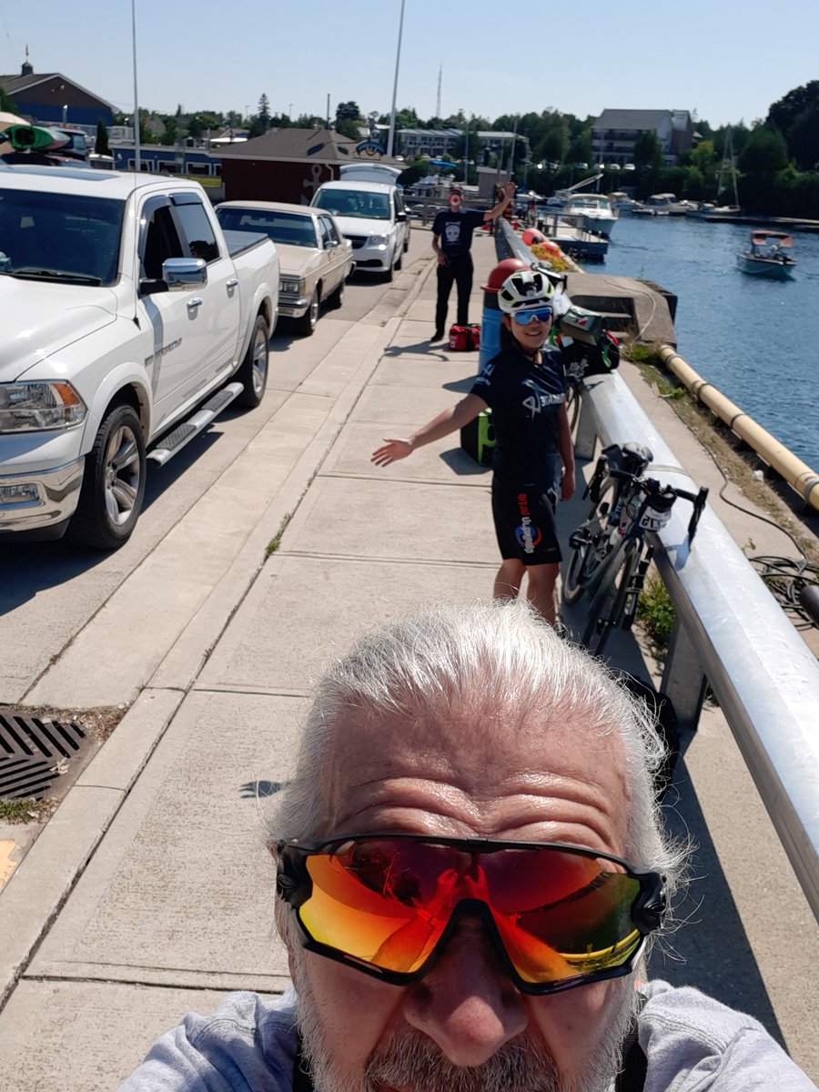 dickfelton's tweet photo. Waiting for Chichi Mon to Manitoulin for 1200 km ride! https://t.co/UeGG6KD8Pe