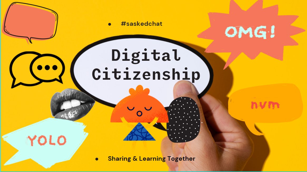 Hey #SaskEdChat - get ready - we'll be live this Thursday as we return from the summer break. This week we'll piggy back on the <a href="/RCSDPodPD/">RCSDPodPD</a> theme of Digital Citizenship. Join us at 8pm CST as we explore this important topic! 
<a href="/vendi55/">Dean Vendramin</a> <a href="/jessirv04/">Jess I (She/Her, Elle)</a> <a href="/Charjoypeters/">Char</a> @TCrawford306