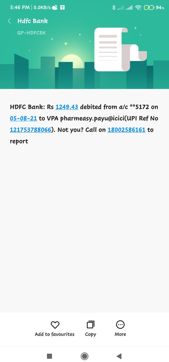 HungryTourer's tweet photo. I  even spoke to GPay customer care as well as my bank executive and both of them confirmed that the money was transferred to Merchant account (PharmaEasy). So, how come the amount does not get credited to PharmEasy ?? https://t.co/LfG8t9JWRc