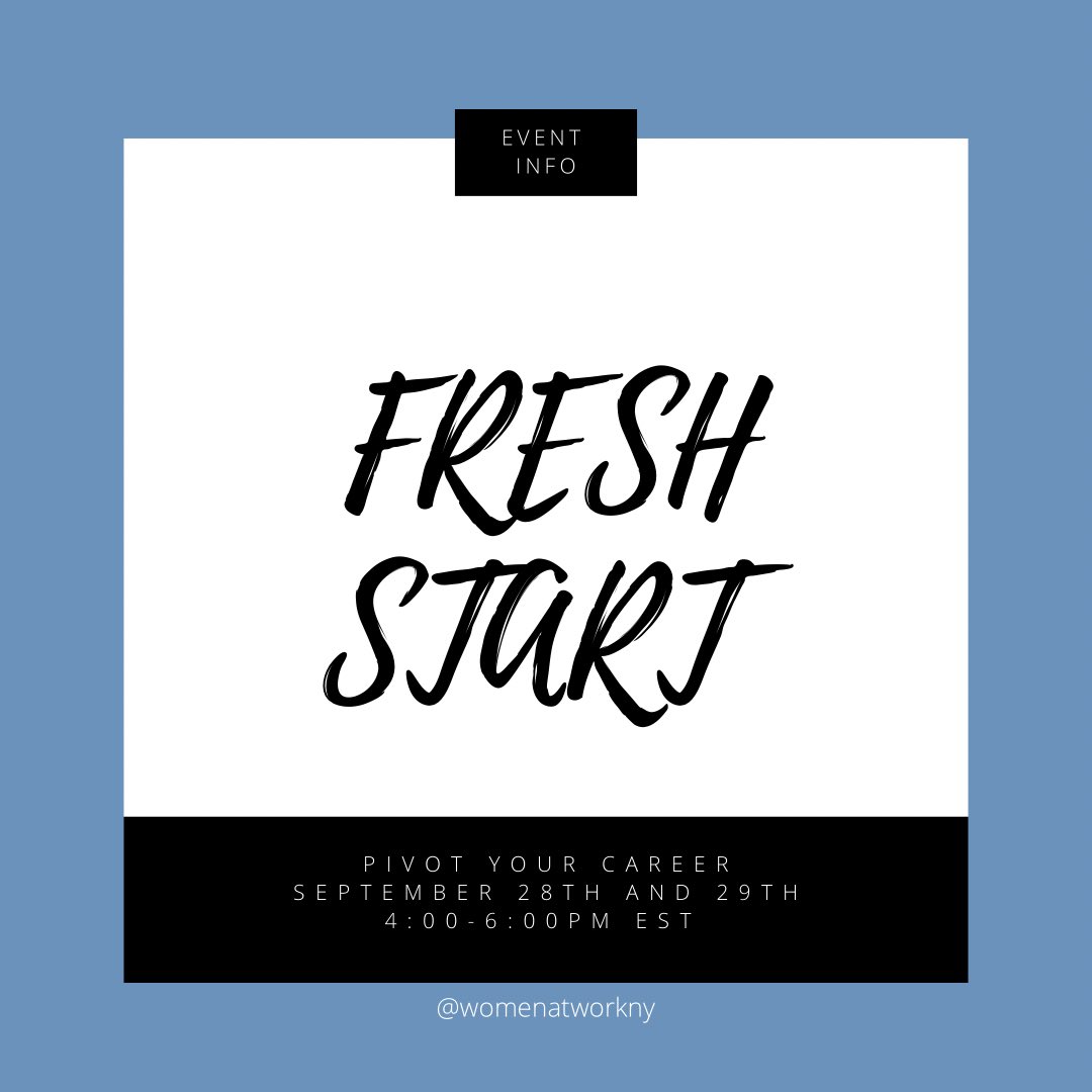 Register here for only $25: freshstartpivot.eventbrite.com