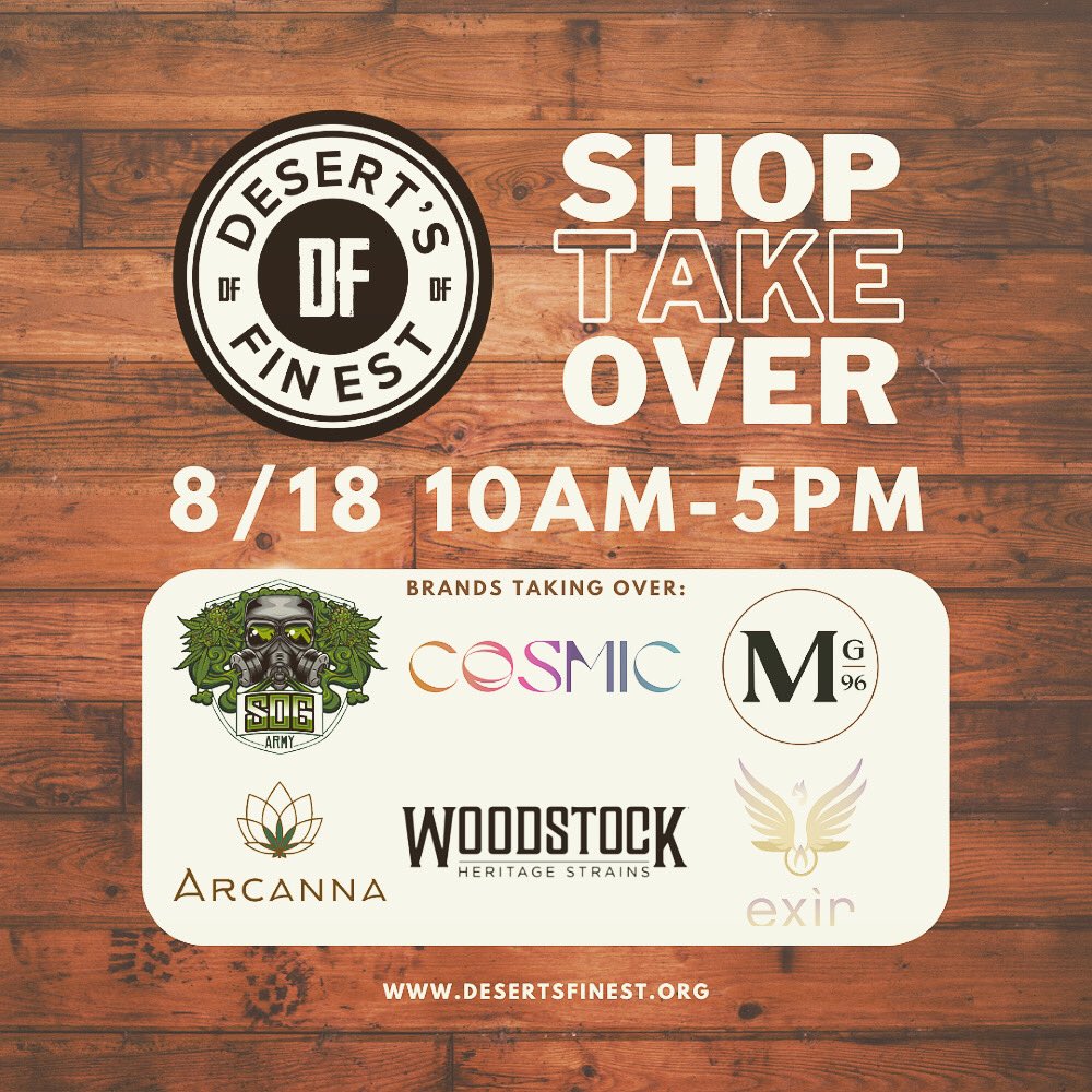 DesertsFinest_'s tweet photo. *SHOP TAKE OVER*
Today only.
#desertsfinest #deserthotsprings #coachellavalley #shoptakeover #sogarmy #cosmic #mendo #arcanna #woodstock #exir https://t.co/HJu0o3Rg2Y