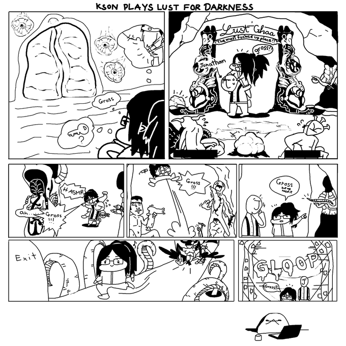 I drew the horror segment into comic
https://t.co/Pl3wXloy06 
#ksonART 