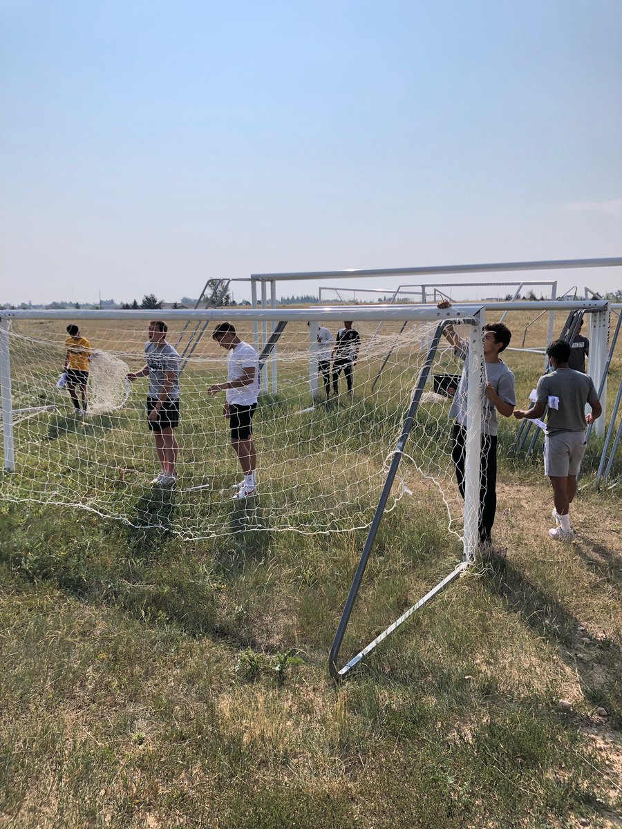 CheySoccerClub's tweet photo. Thanks LCCC Men’s Soccer for helping prepare our youth soccer fields for the Fall season! https://t.co/TOzA1k6tdb