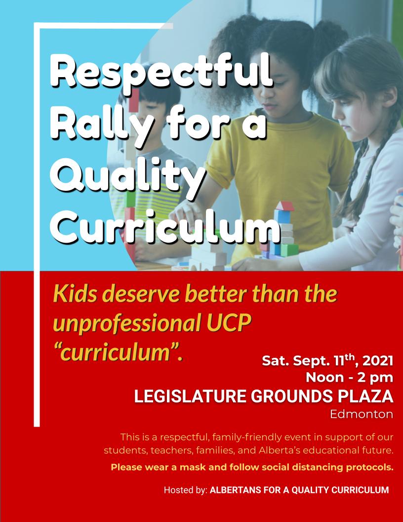 AB_CurriQlum_WR's tweet photo. Saturday, Sept. 11 at noon. It's time to take it to the streets! https://t.co/achsDnU462