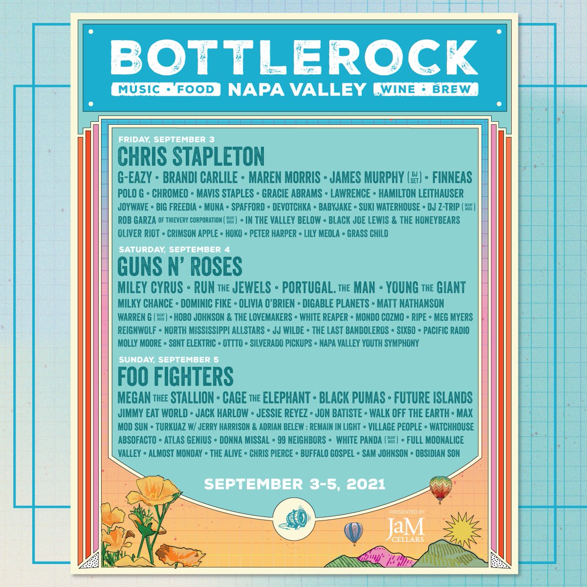 BottleRock 2021 lineup