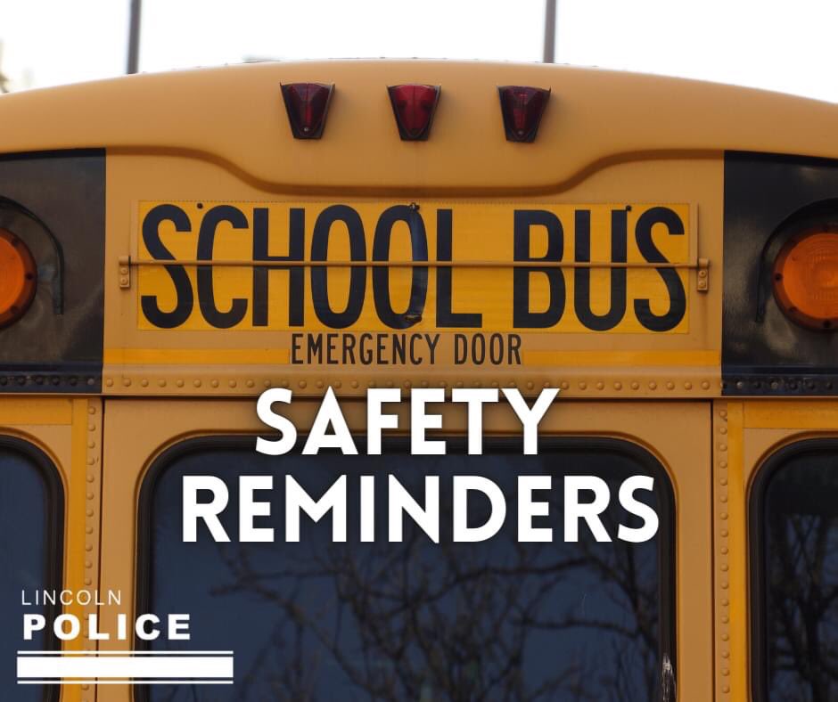 ‼️School Bus Safety Reminders‼️
Parents-Talk to your kids about School Buses

If your car is approaching a school bus &amp; warning lights are flashing, reduce speed to 25 mph. Once the stop sign arm is out STOP until the arm is retracted. Violating is a misdemeanor &amp; fine of $500