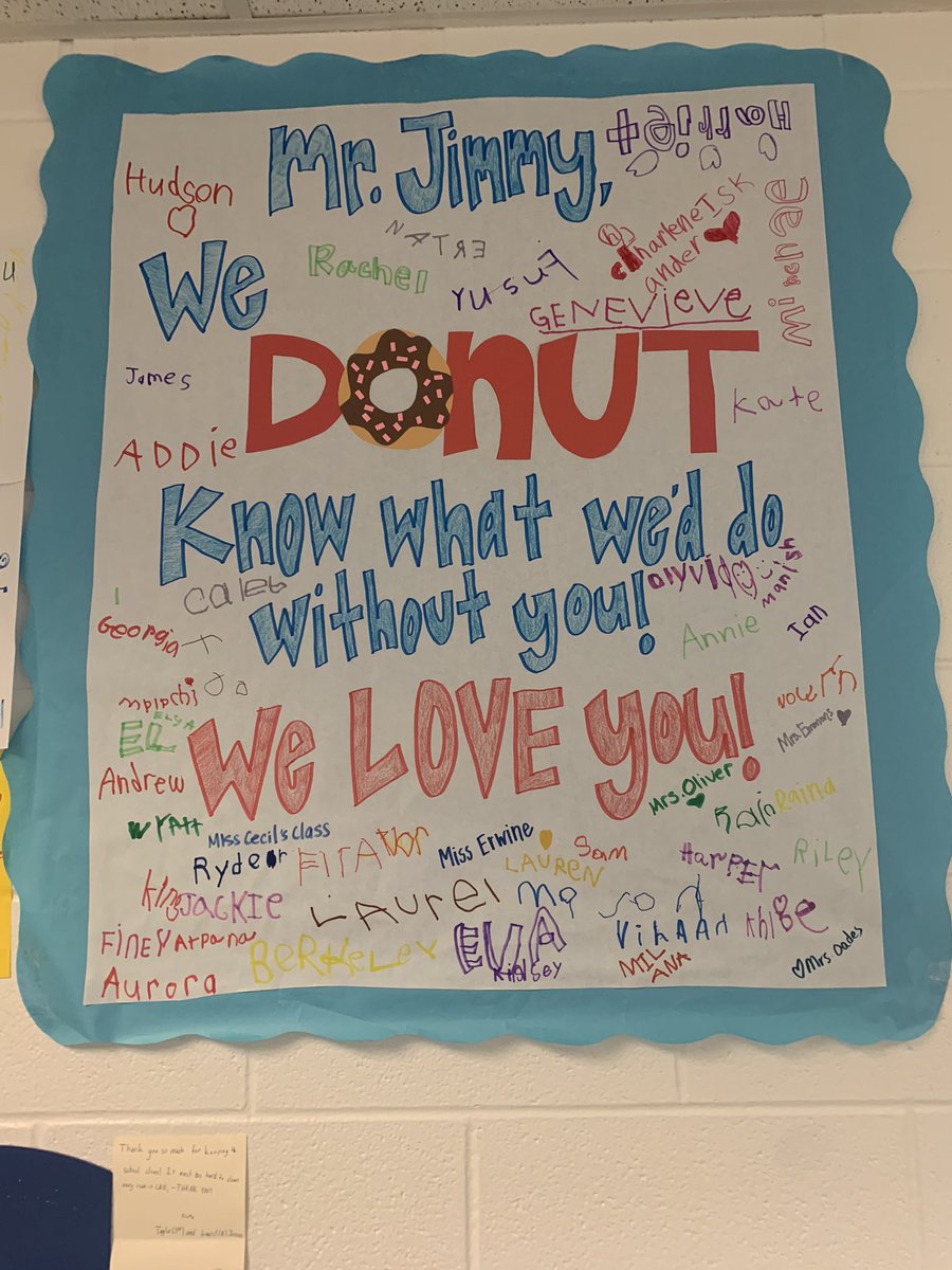 Farthing_Amy's tweet photo. I’d love to join @LKELionsBV and thank all of amazing BV custodians! I “donut” know what we’d do without you to help get our school year started! #BVFirstDay https://t.co/VFYFbM26rB