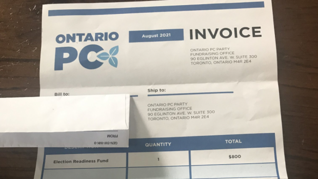 CP24's tweet photo. Ontario PCs slammed after sending out fake invoices in attempt to secure donations https://t.co/vL0LsrNkmF https://t.co/yl6Sg4gf8H