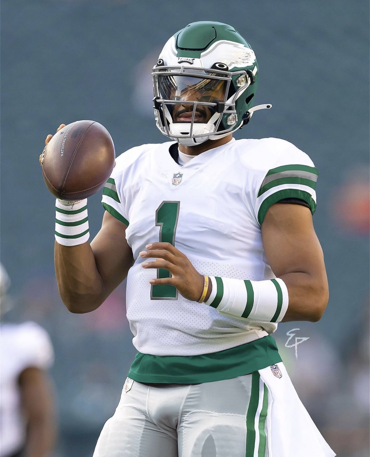 Eagles Nation on X: How do we feel about this White/Kelly Green #Eagles  uniform concept? 👀🦅 (From DesignsByEp on IG :  )   / X