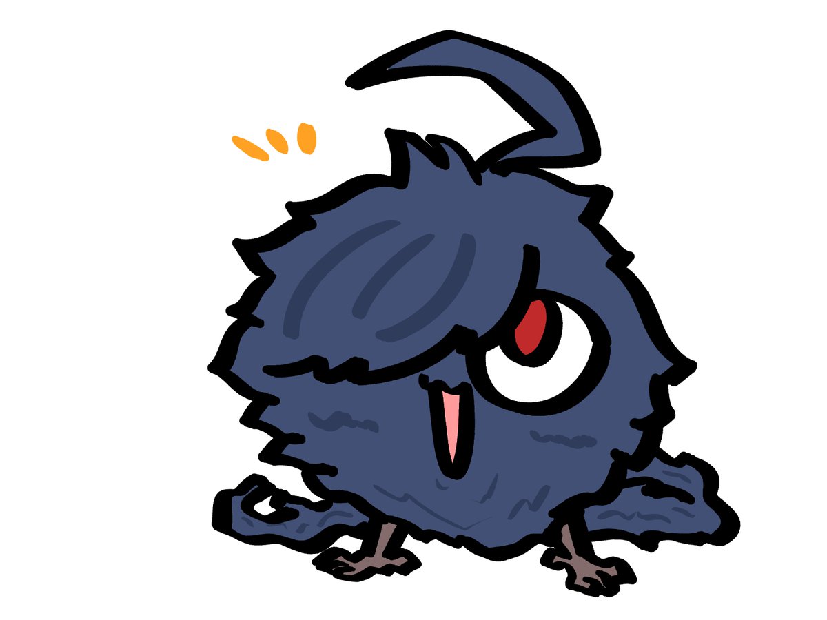 毛玉さんのイラストです けだまもさもさ ちゃぷりーぬのイラスト