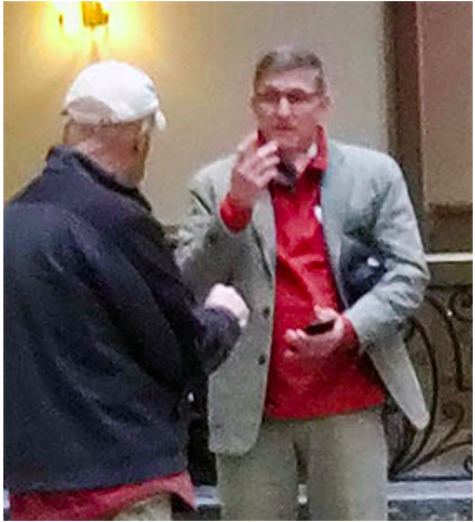 jakobravner's tweet photo. Ok. He is doxxed.
Name spelled wrong. Yoda #shadowflynn is Geoffrey Flohr. Retired Blue, Polygraf Examiner and now a PI and Flynn's PSD.
#SeditionForce (#Vets4Treason) https://t.co/RpsMOtOkTE