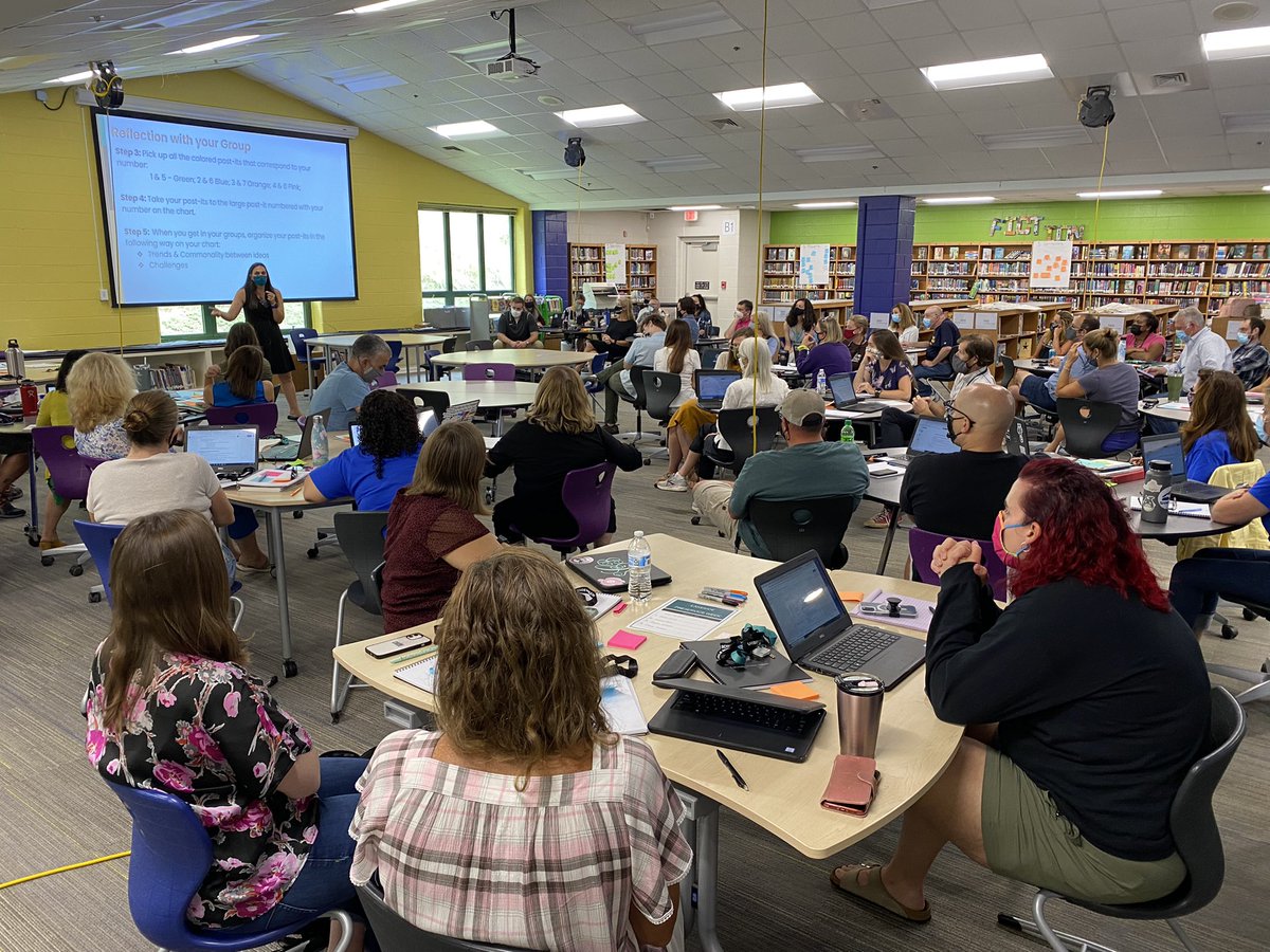 LakesideSharks's tweet photo. LMS faculty can’t wait for students to get here on Monday! https://t.co/EnKF7fOiqb