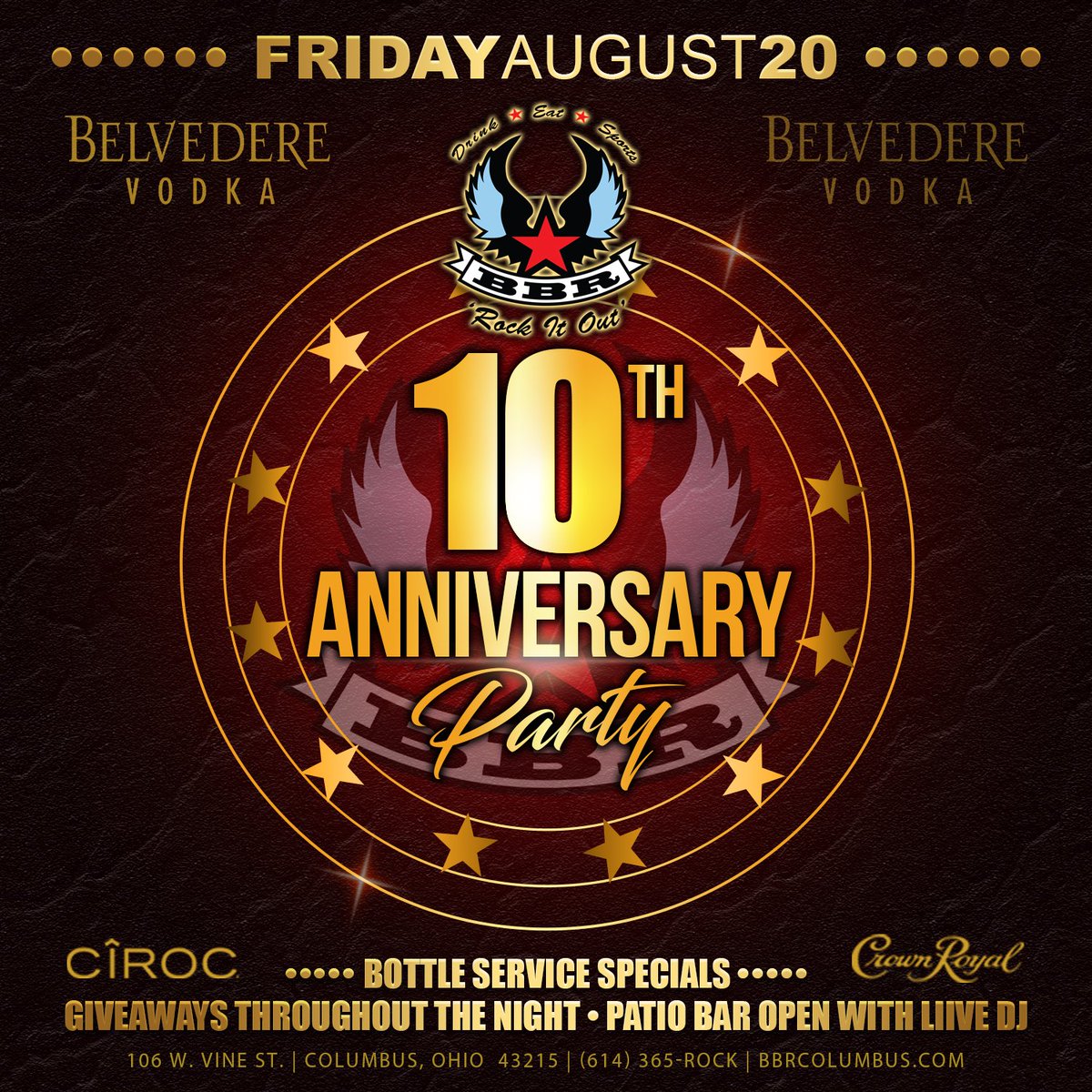 Celebrate 10 YEARS WITH US FRIDAY NIGHT