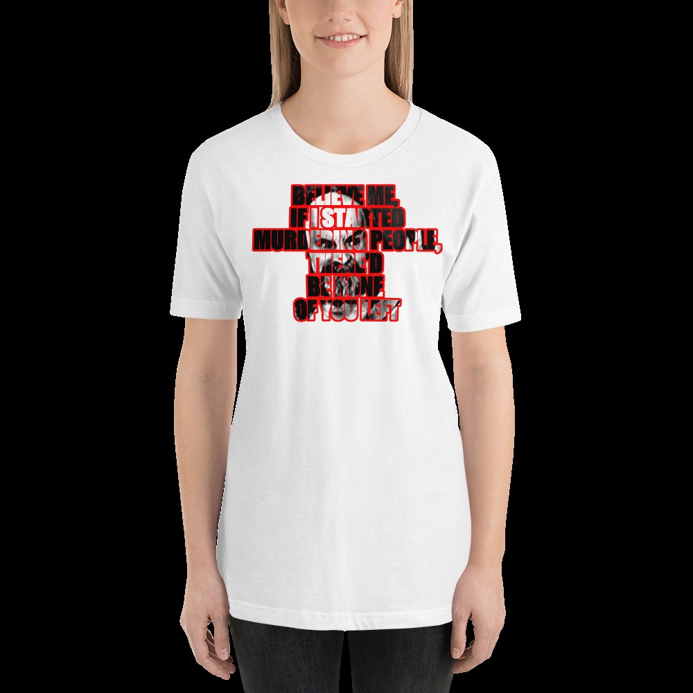 Maybe it's his history. Maybe it's the insane look in his eyes but I think he may have been serious here.....

Part of our signature "Quote" range. Only available at etsy.com/uk/shop/AbyssT…

#CharlesManson #MansonFamily #TrueCrime #Mindhunter