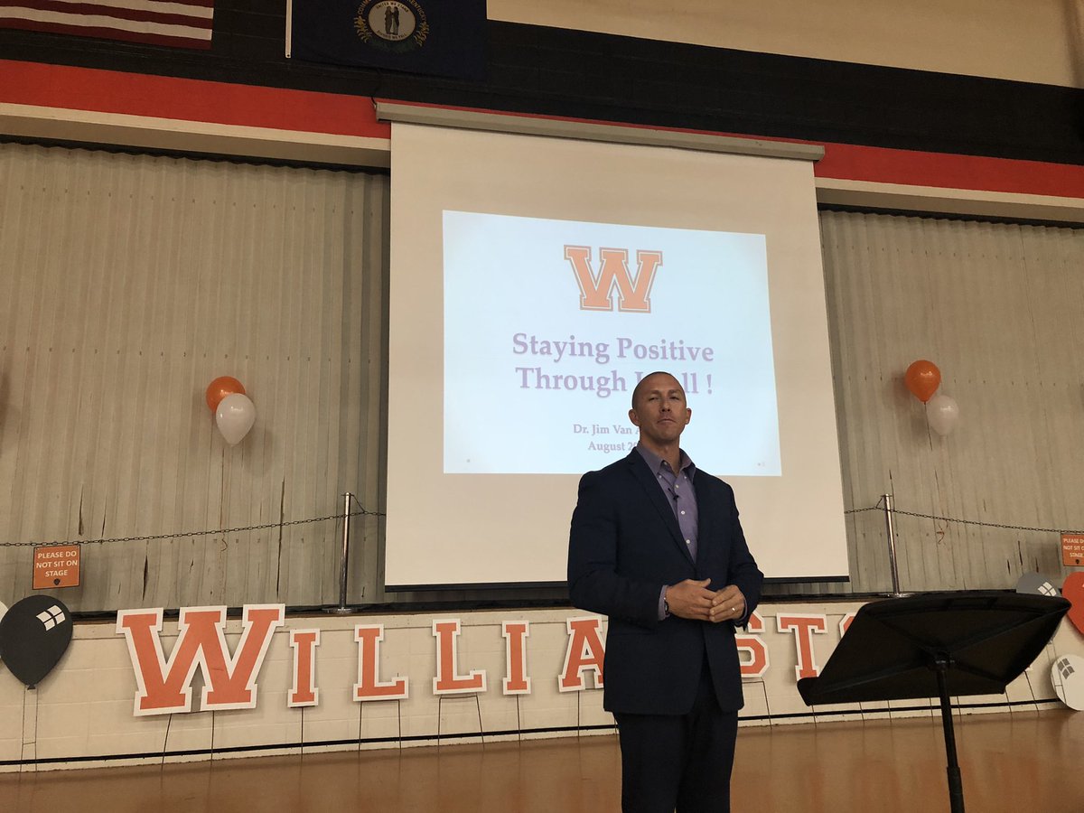 Special thanks to <a href="/JimVanAllan/">Dr. Jim Van Allan</a> for an inspiring morning <a href="/WtownInd/">Wtown Ind Schools</a>   Bring on the 21-22 school year!  We are ready to SHINE and super ready to serve our students!!  It’s going to be a great year!!!