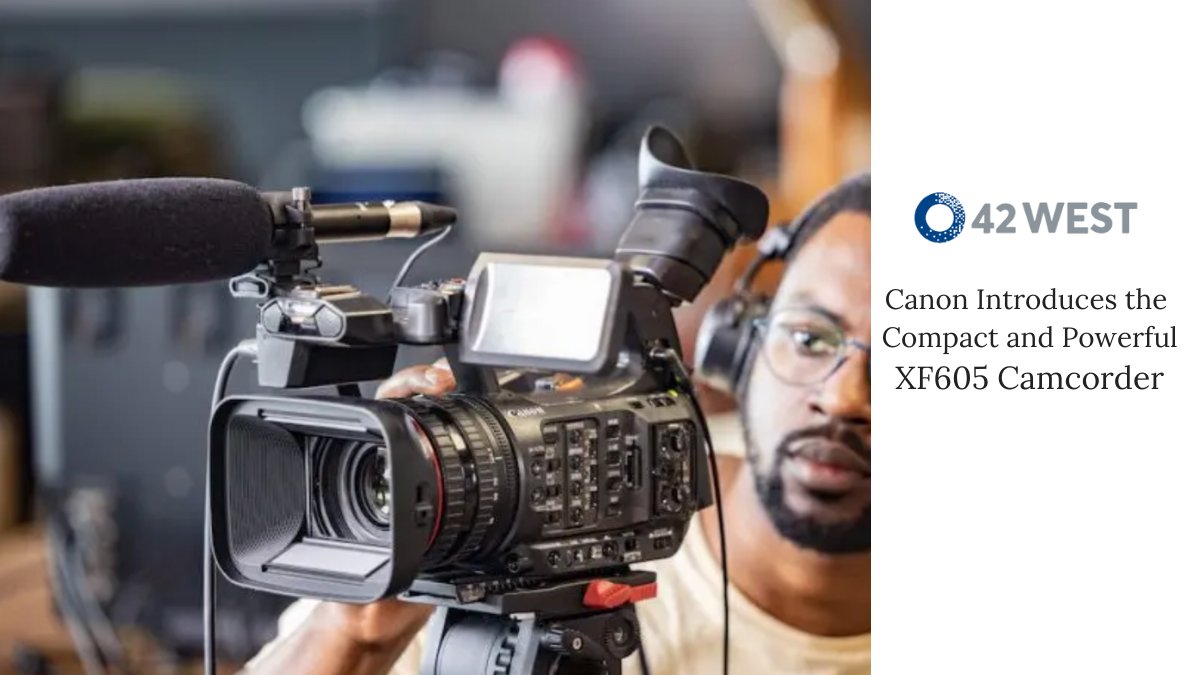 adorama's tweet photo. Looking for a late night read? How about #42WestBlog article on Canon's new release before bed. 🔥 Portability and high performance are among the many exciting perks of the new Canon #XF605 Professional Camcorder.
42West: https://t.co/iIDat4zLgx https://t.co/CHu3XyfE1p