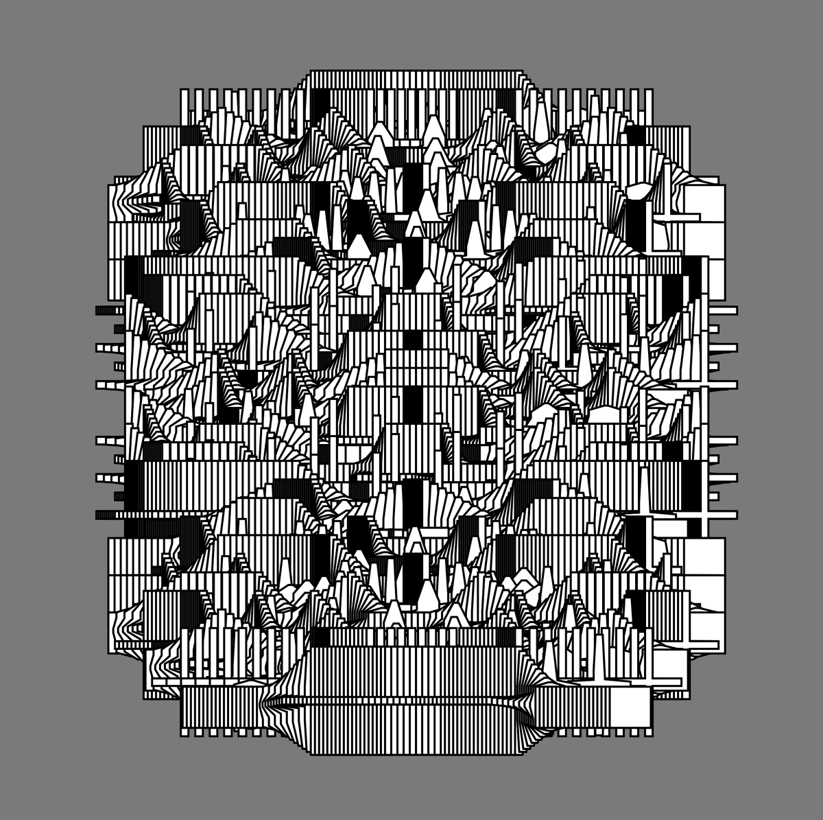 I've been doing some experimenting in Illustrator w/ the SVG files from the <a href="/paintglyphs/">Paintglyphs</a> project (paintglyphs.com / opensea.io/collection/pai…), sort of remixing/rethinking works as a warmup/practice. Results have been cool. These are based on #400 —
opensea.io/assets/0xe673b…