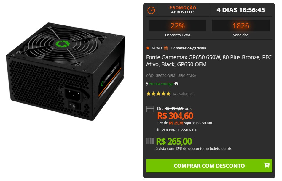 grape_tec's tweet photo. Ela voltou rapaziada, CORRAM antes que acabe de novo!!! 🏃🏃♀️
Link - https://t.co/xeZYxrRfyS
#grapetec #pcgamer #pcparajogos #terabyteshop #pcgamerdeverdade #hardwarebr #pcgamerbarato #pcgamerbr #fonte #fontedealimentação #fontegamer #fontegamemax #fonte650w #gamemax https://t.co/W9q2y4J8h5
