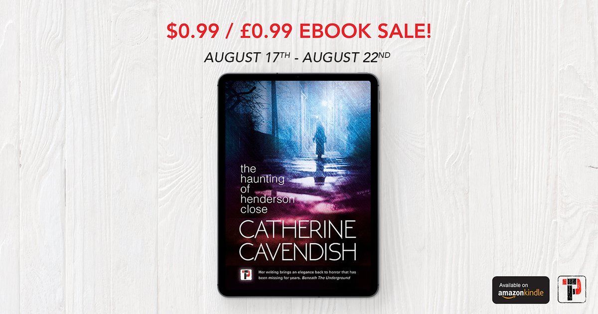 flametreepress's tweet photo. For a limited time # TheHauntingofHendersonClose by @Cat_Cavendish is just $0.99 | Β£0.99 on Amazon Kindle! Get your eBook edition now!
#kindle #offer #stayhomeread
US: https://t.co/ruqfEGnVNa
UK: https://t.co/6Bq9fJ57em
AU: https://t.co/r2KZlA2j4x
CA: https://t.co/NvdwoiUWa0 https://t.co/I5dsr30dls