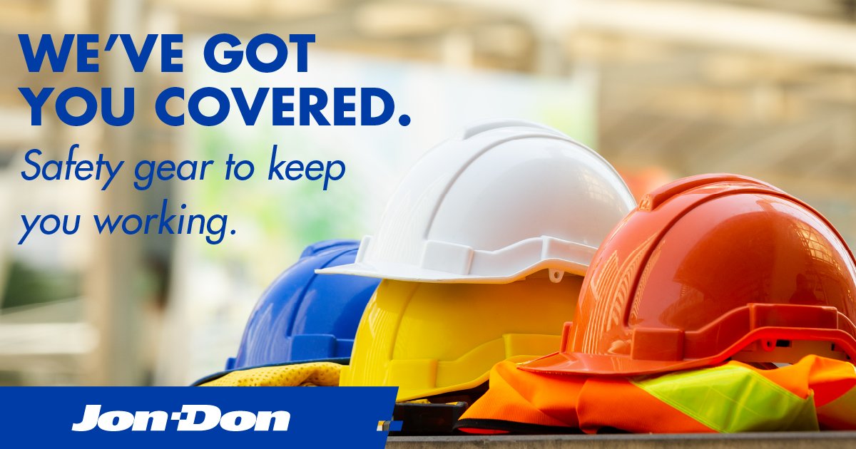 Jondonllc's tweet photo. Safe work environments help reduce absenteeism and turn over rates. Don’t lose a good employee due to bad safety practices. Jon-Don has you covered for all your safety gear 👉 https://t.co/PijEt62Yn8 | #Supplier, #JonDon, #SafetyGear https://t.co/McCPKFZkdq
