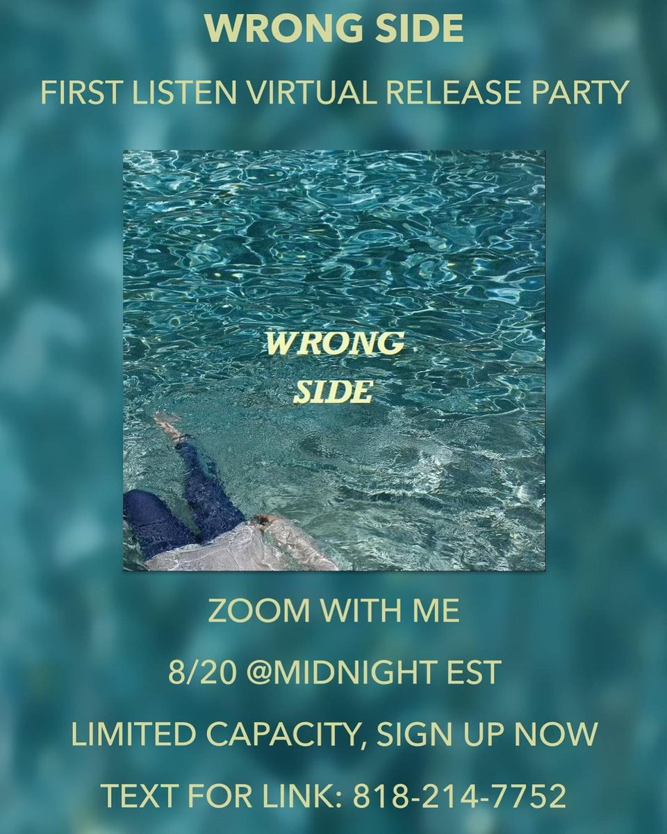 AtonedMusic's tweet photo. .@LJBenet's new song "Wrong Side" is out THIS FRIDAY! Join his virtual release party 🌊 
https://t.co/R7B5N3GgXF https://t.co/oTRBwKvs4h