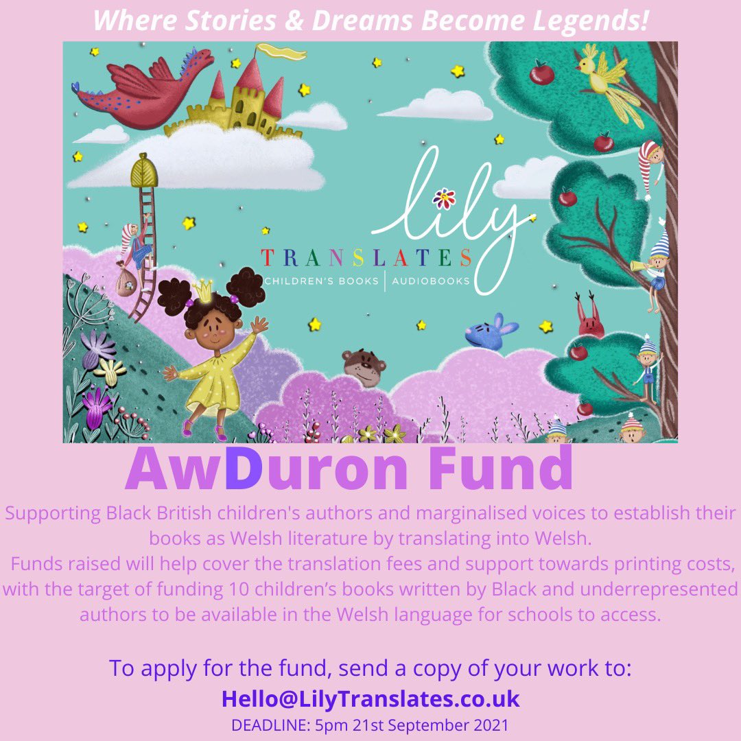 JDunrod's tweet photo. I’m delighted to announce that applications are open to all #blackbritish #authors &amp; #underrepresented writers, please apply for this fantastic opportunity to diversify #welsh #literature 

#bameauthor #blackauthor #awDuron #representationmatters #welshlanguage #childrensauthor https://t.co/0Rrd9neEXT