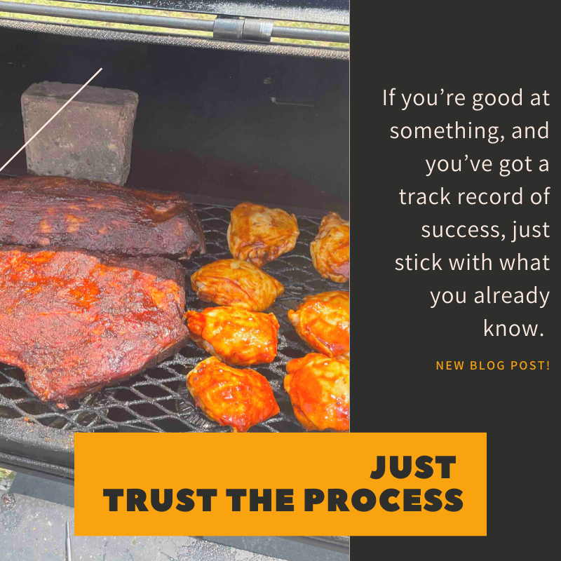thebossbuilders's tweet photo. A few weeks ago, I checked something off my bucket list - participate in a BBQ contest ✅

Read more about how I did and how I trusted the process! 🏆 https://t.co/8Z6YoG2lUT

Do you trust the process in your workplace?

#HRblog #HRblogger #bucketlist #trusttheprocess #HRpros https://t.co/5YIx2mTA7o
