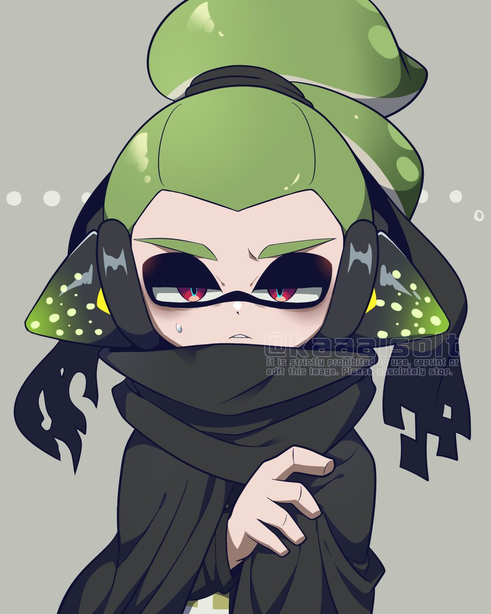 インクリング ,イカボーイ(スプラトゥーン) 「3号さんにドン引きされたい 」|ぅゎぉのイラスト