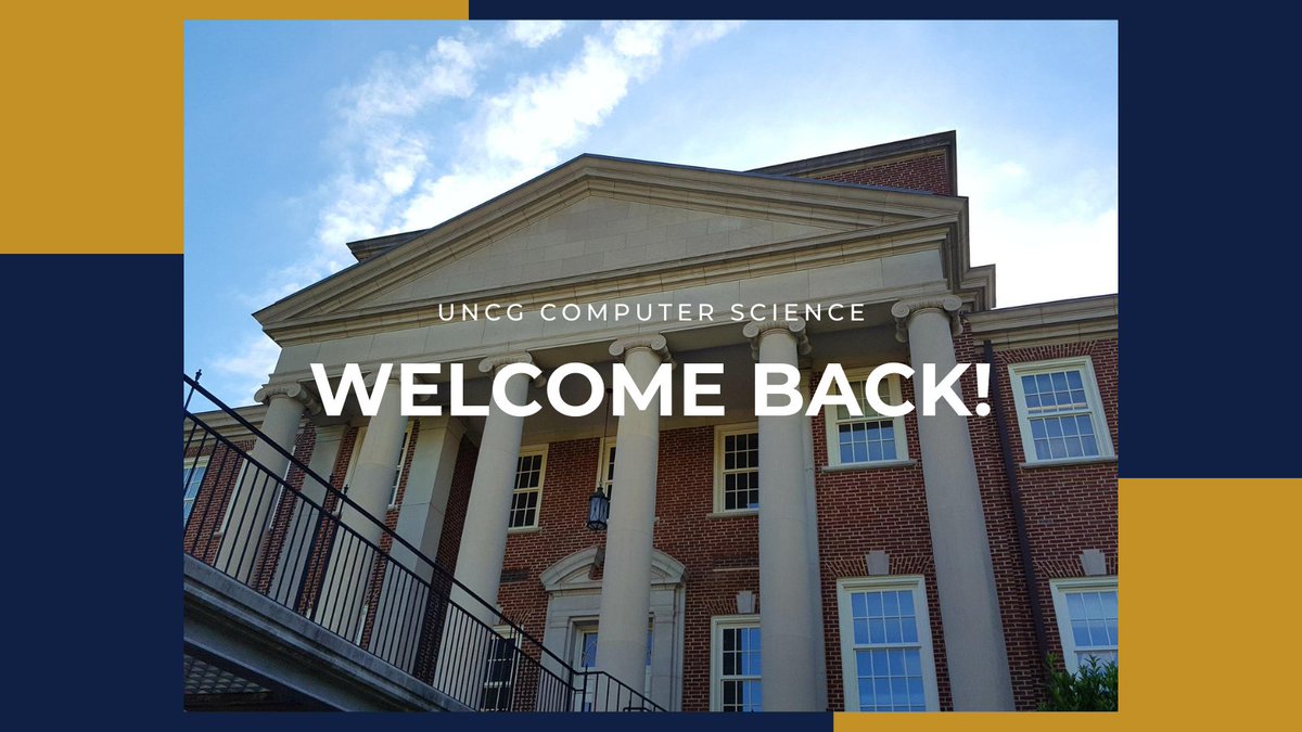 UNCG_CompSci's tweet image. We are so glad to have everyone back and are looking forward to a great semester!
#Back2UNCG #uncg