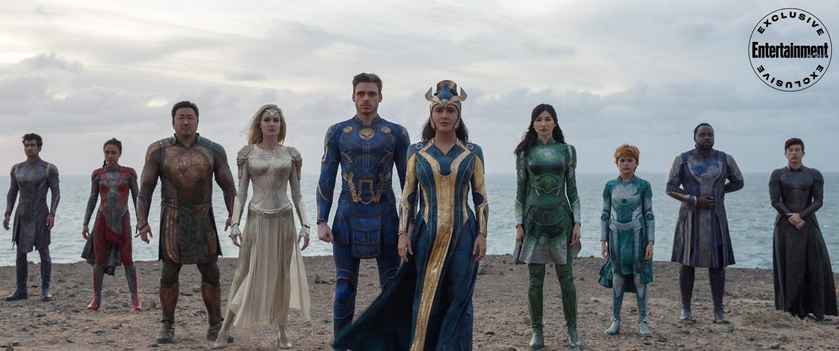 MarvelFR's tweet photo. Les Éternels arrivent ! Découvrez cette image révélée par @EW et retrouvez #LesÉternels dès le 3 novembre au cinéma. https://t.co/yhTJlcdSt8