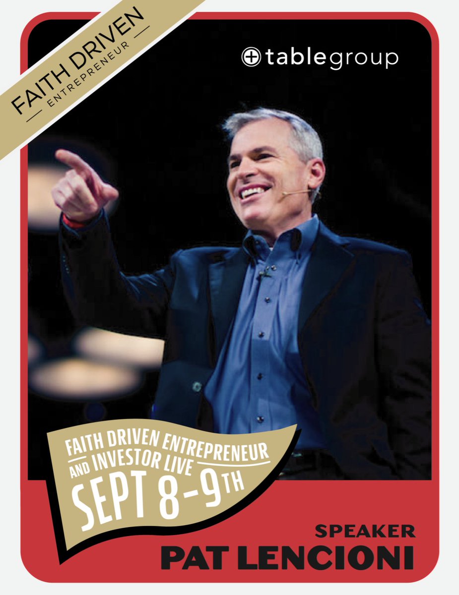 Did you ever dream about what you would look like on a baseball card? Hope you can join me on Sept. 8th and 9th for Faith Driven Entrepreneur Live. The first three people to register using my code (2021LENCIONI) get a free ticket! @FaithDrivenEnt faithdrivenentrepreneurlive.org