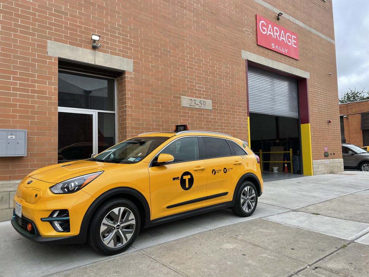 New energy for NYC yellows. Welcome to New York, Kia Niro EV.

<a href="/nyctaxi/">NYC Taxi & Limousine Commission</a> <a href="/TeamAmple/">Ample</a> 
#ElectricVehicles #NYC