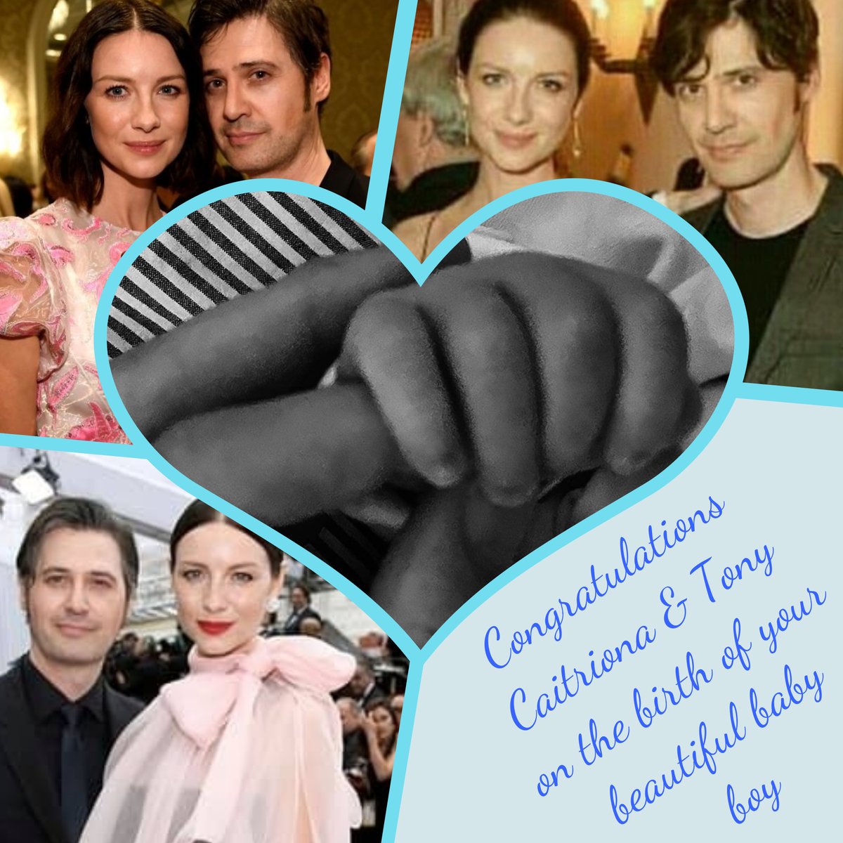 In the midst of so much troubling news, how lovely it's been today to see some wonderful, happy news. Huge congratulations to Caitriona and Tony on the birth of their precious, beautiful baby boy.