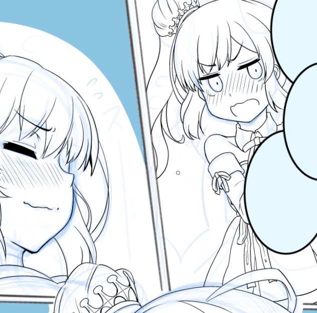 ささらちゃんをかわいいかわいいと褒めたたえる漫画を、他の原稿の息抜きに描くというライフハック 