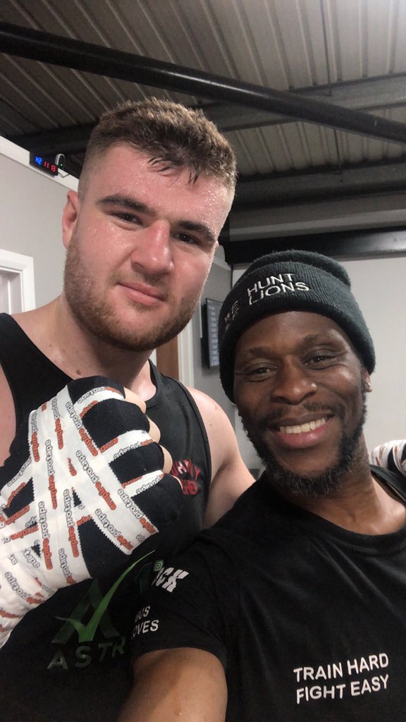 It was good to see this young man today I used to box at the same club as his dad Repton are us 🥊🙌🏽💚🌟