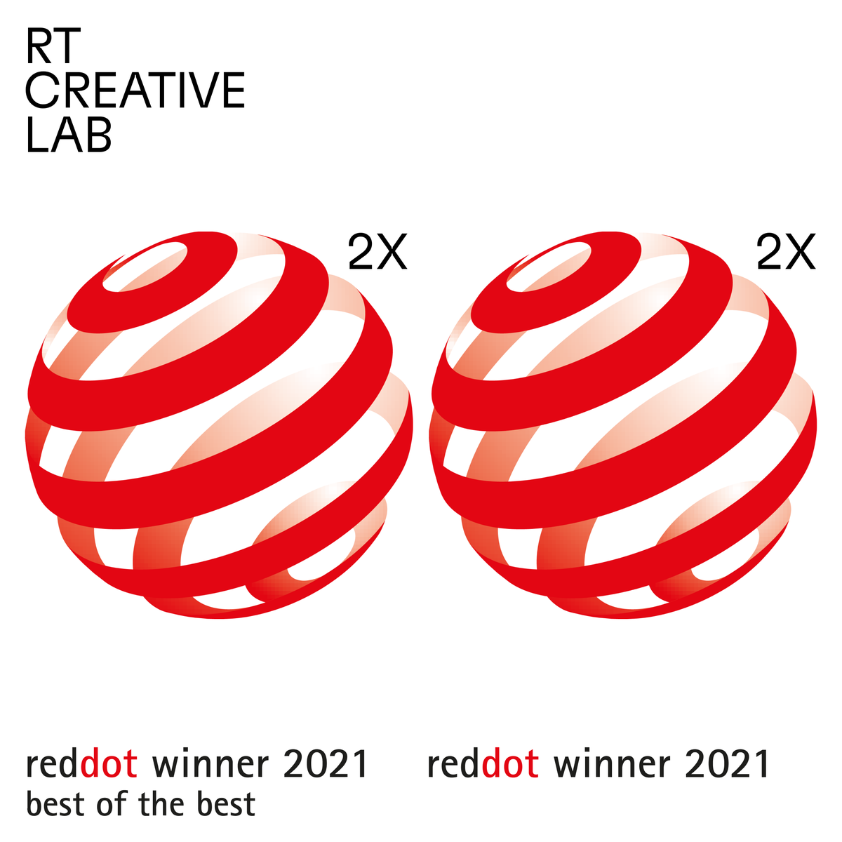 Best of the best!!! 

<a href="/RTcreativeLab/">RT Creative Lab</a> has made it to the very top of the famous <a href="/reddot/">Red Dot</a> Award: Brands &amp; Communication Design 2021!