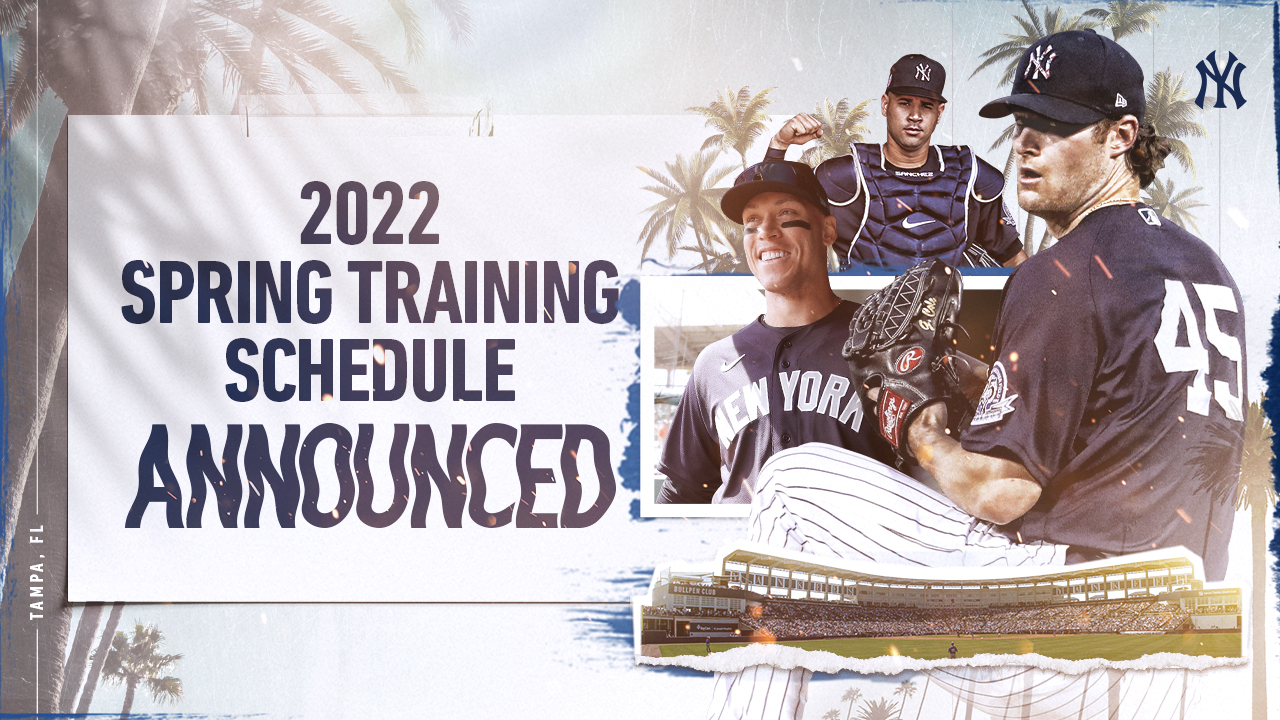 New York Yankees on X: The 2022 Spring Training Schedule is here 🌴☀️ 👉    / X